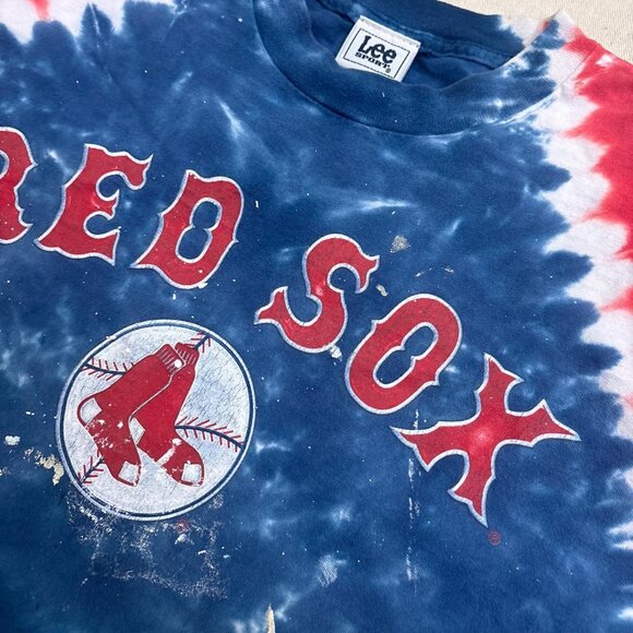 Vintage 90s Lee Sport Boston Red Sox tie dye single stitch graphic tee - Picture 3 of 7